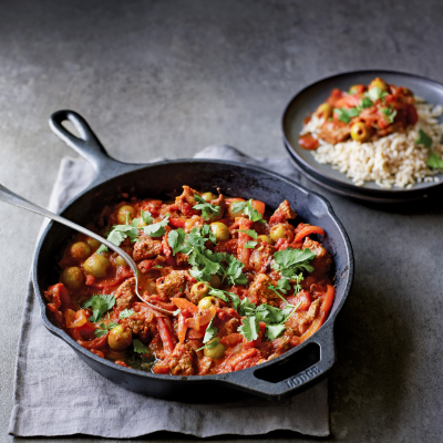 Cuban-style beef & olive stew