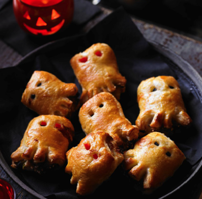 Halloween Sausage Rolls